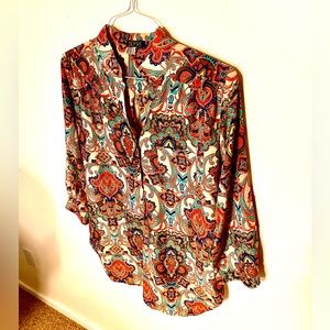 Depri multicolored tunic. Very bright and beautiful! Size L. NWOT.